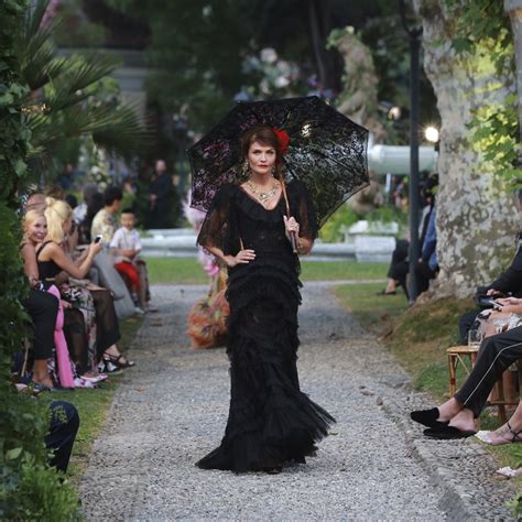 helena christensen dolce gabbana|Dolce & Gabbana alta moda show.